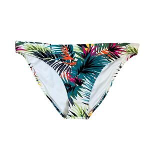 New Shade & Shore Tropical Print Bikini Bottoms Size XL